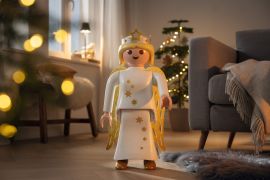 Dekorationsfigur Noella Ängel XXL 60cm Vit
