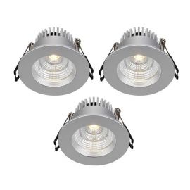 Markslöjd Ares Downlight Spot 3-pack IP44 Silver