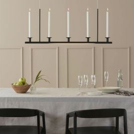 Markslöjd Downtown taklampa LED/Stearinljus svart