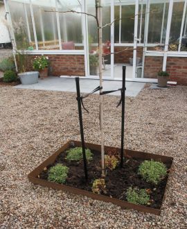 Flexi Planteringskant h18cm Cortenstål rak 50cm