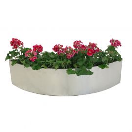 Blomlåda väggampel Ventura Plain Zink