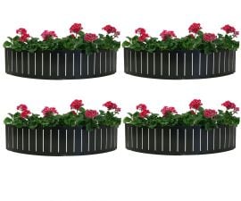 Blomlåda Ventura Funky Svart 90cm 4-pack