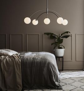Heaven stor taklampa stål Markslöjd