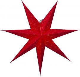 Pappersstjärna Decorus röd Star Trading 