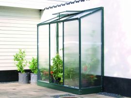 Växthus Vitavia Ida grön/poly 1,9x0,7m / 1,3m²