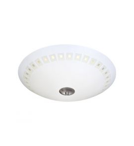 Adria taklampa 35cm vit/stål