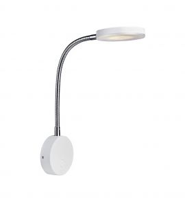 Flex vägglampa svart/krom