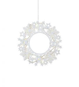 Prince Dekorationsring 35 cm Vit