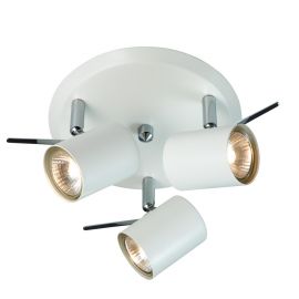 Hyssna LED taklampa 3L IP21 vit