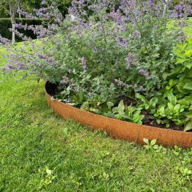 Gräskantlist Cortenstål byggbar 119cm