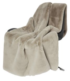 Fluffy pläd nougat 120x180cm