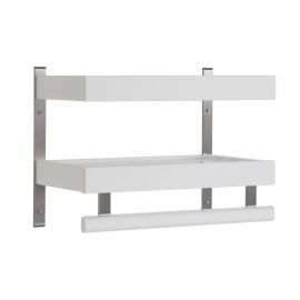 Oscarssons Möbel Nadja Hatthylla 50cm 2 plan vitlack