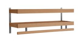 Oscarssons Möbel Nadja Hatthylla 100cm 2 plan oljad ek