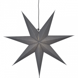 Star Trading Ozen adventsstjärna i papper grå 70cm