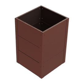 Odlingskrage Cortenia 50x50 h75cm cortenstål