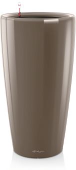 Självvattnande kruka Rondo 32 skinande brungrå 56cm