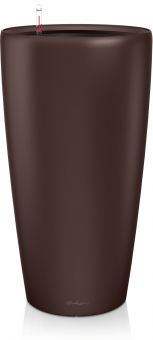 Självvattnande kruka Rondo 32 Espressobrun metallic 56cm