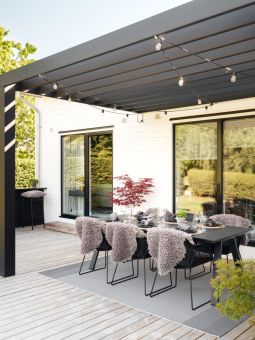 Fårskinnsfäll imitation Wooly silver 60x90cm