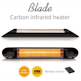 Blade Infravärmare 2000W Svart 90cm