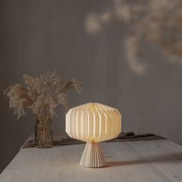 Honeycomb Bordsdekoration vit 33cm