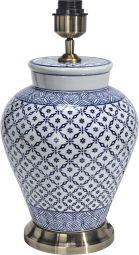 Fang Hong Lampfot porslin blå 38cm PR Home