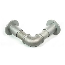 Hyllkonsol stålgrå M 13,5x13,5cm 1-par