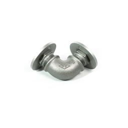 Hyllkonsol stålgrå S 9x9cm 1-par