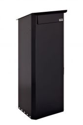 Detaljbild Markpostlåda Original Tömning Bak Svart