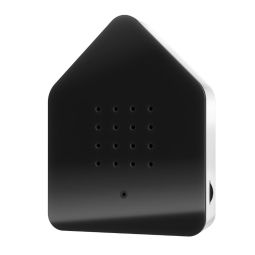 Zwitscherbox Speldosa Fågelkvitter Svart/Vit