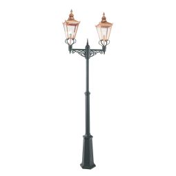 Norlys Chelsea stolpe med två lyktor