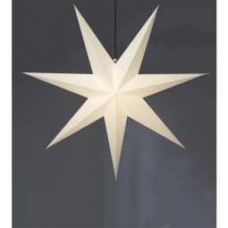 Star Trading Frozen adventsstjärna i papper vit XL 140cm