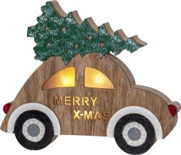 Billy Bordsdekoration bil lazercut brun 20cm