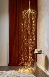 Dew drop Ljusslinga 600 LED silver 320cm