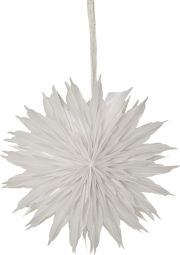 Dis Pappersstjärna vit 40cm