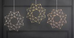 Edge krans fönster inomhus krom 40cm