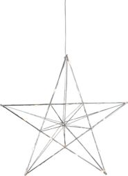 Line adventsstjärna inomhus krom 38cm