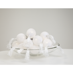 Star Trading Ljusslinga Jolly Tassel Light vit LED