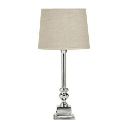 PR Home Linne fönsterlampa silver/beige 46cm