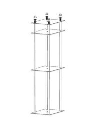 Luton markfäste stolpbelysning