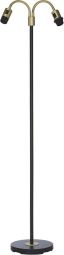 Amy golvlampa 2-arm svart/ant.mäss 150cm