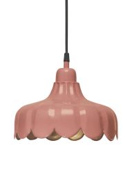 Wells Tak/Fönsterlampa mellanrosa/guld 24cm