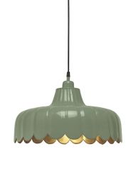 Wells Taklampa mossa/guld 43cm