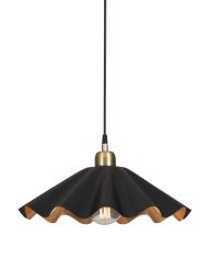 Aira Taklampa svart/mässing 41cm