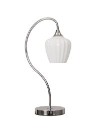 Amalfi Bordslampa opal/krom 50cm