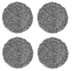 4-pack Fårskinnsdyna imitation rund Lykke gotlandsgrå 38cm Kampanj
