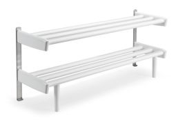 Meja Skohylla golv 90cm 2 plan vit