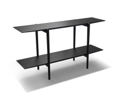 Calpe Sideboard 140cm svartbetsad ask