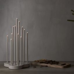 Buzz Elljusstake Moln 12L beige 43cm