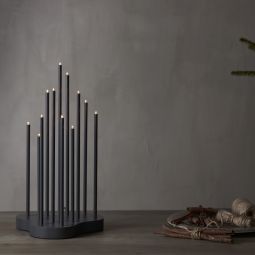 Buzz Elljusstake Moln 12L grå 43cm