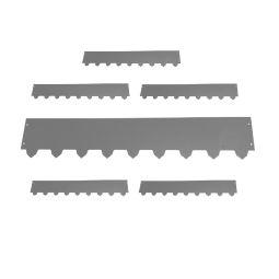 6-pack Gräskantlist XL galv/zink byggbar 119cm